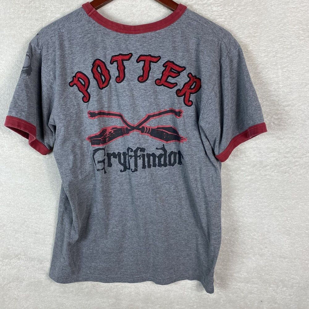 Universal Studios Womens Shirt‎ Lg Harry Potter Gryffindor Embroidered Quidditch